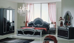 SARA [ marble black / silver ]