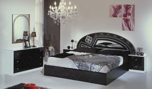 NEW SALWA [ marmo nero - bianco / argento ]