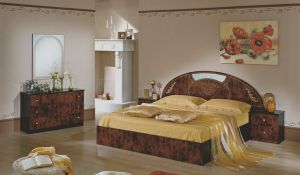 ROSA [ piuma bianca - beige - mogano - noce ]